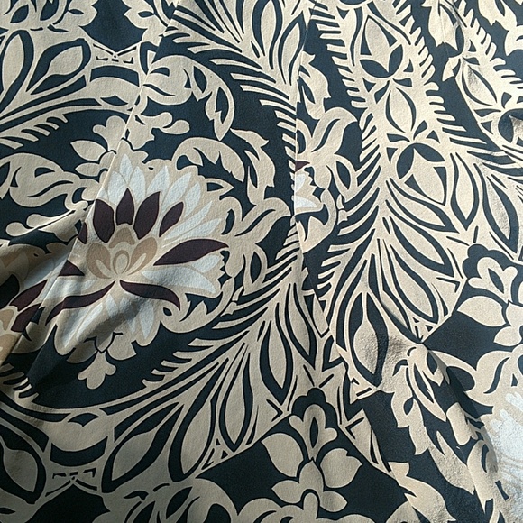 Silk Ann Taylor Size 10 Print Skirt - Picture 2 of 4